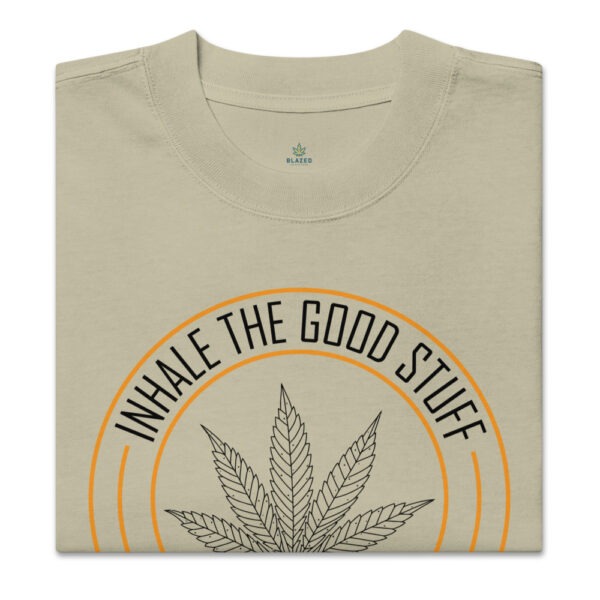 Oversized T-Shirt - Inhalate the good stuff – Bild 5