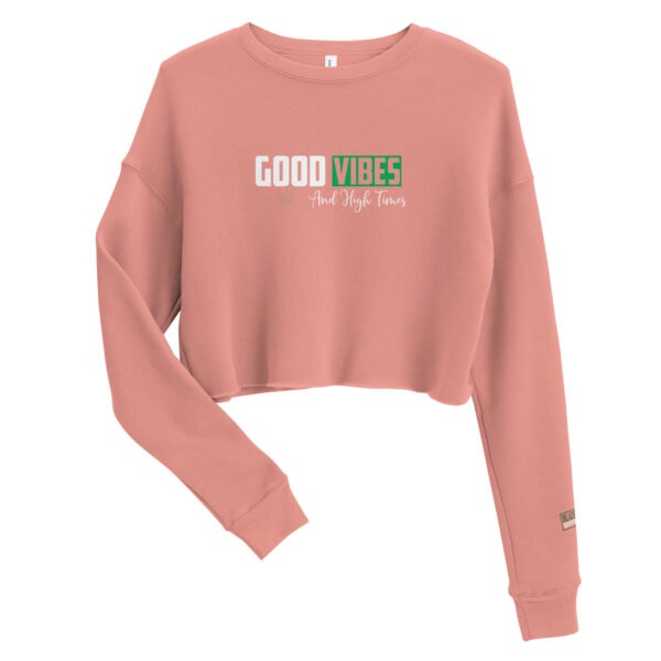 Crop-Pullover - Good Vibes – Bild 6