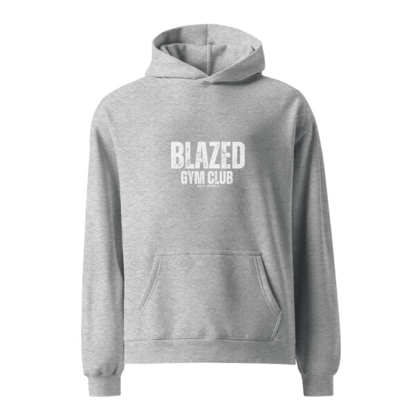 Oversized-Unisex-Hoodie - Blazed Gym Club – Bild 3