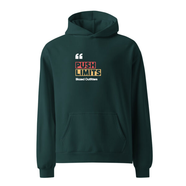 Oversized-Unisex-Hoodie - Push limits – Bild 5