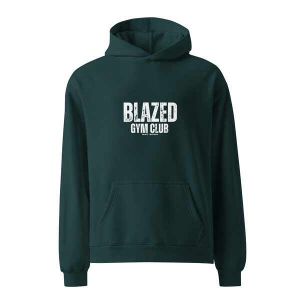 Oversized-Unisex-Hoodie - Blazed Gym Club – Bild 2