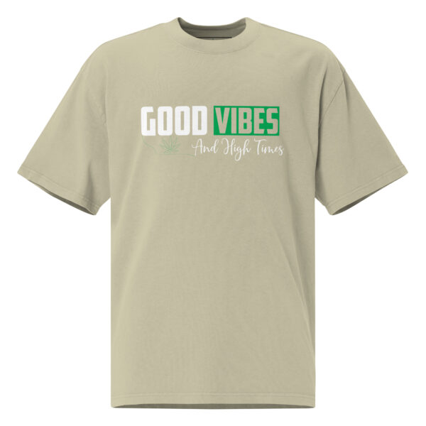 Oversized T-Shirt Good Vibes and High Times – Bild 7
