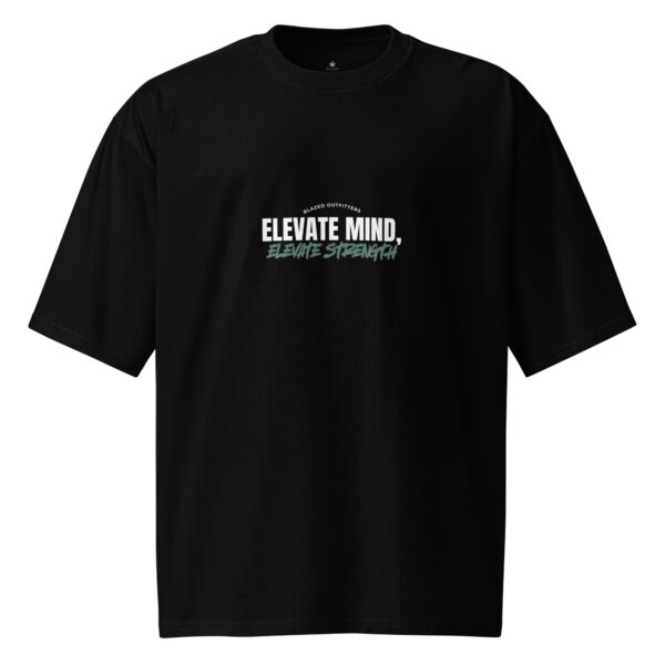 Oversized T-Shirt - Elevate mind, elevate strenght – Bild 4