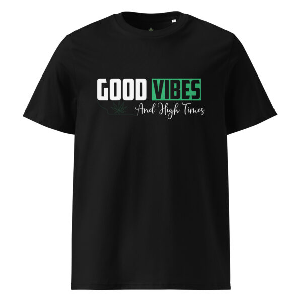 T-Shirt - Good Vibes - Schwarz – Bild 3