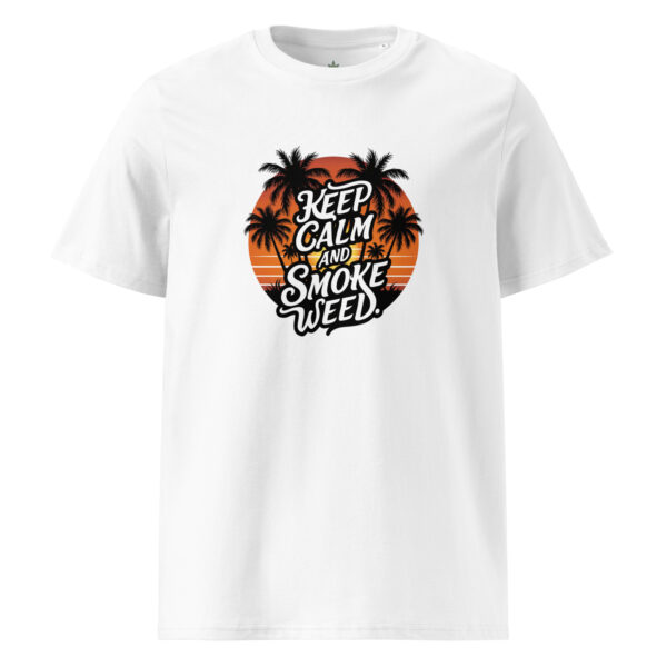 T-Shirt - Keep calm and smoke weed – Bild 3