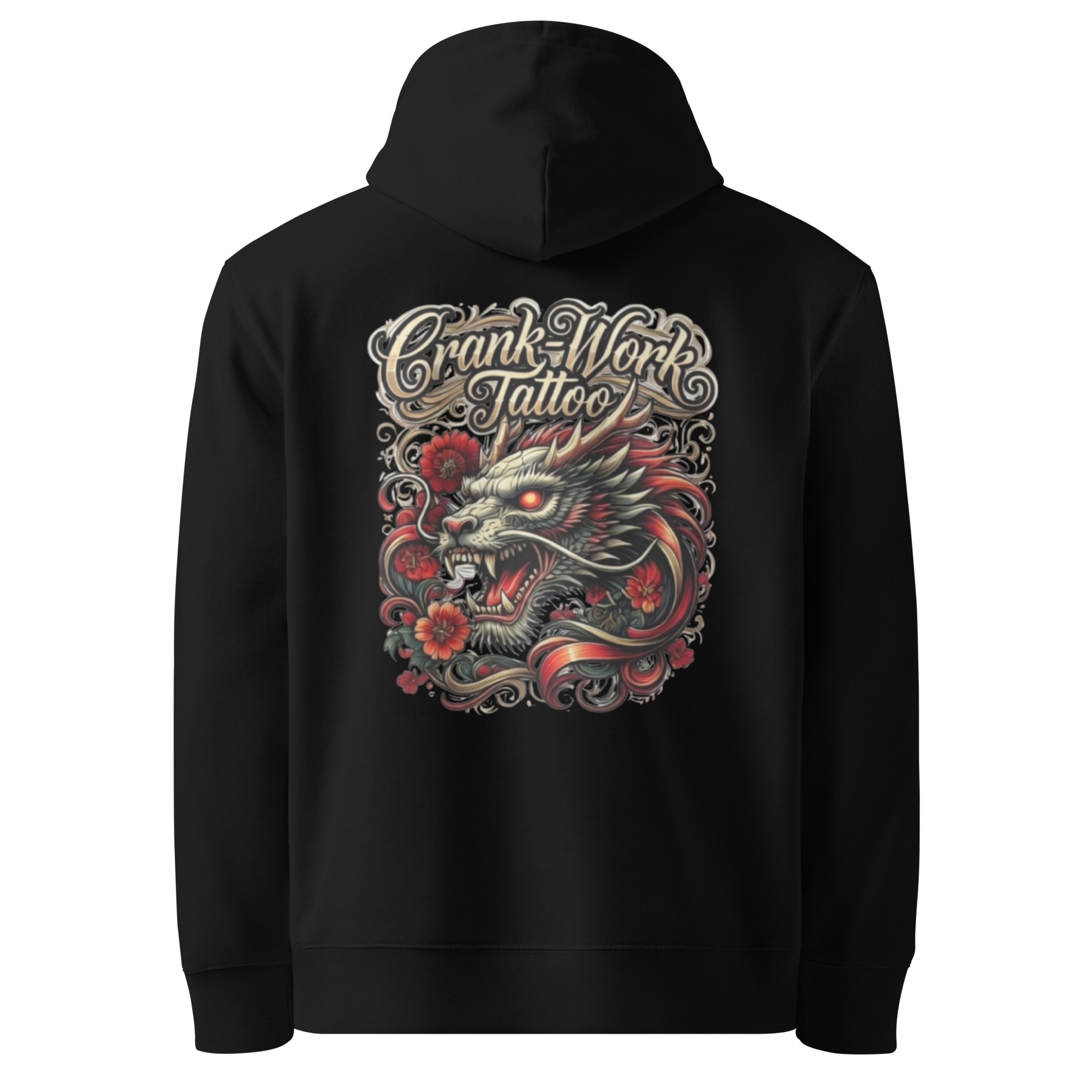 CRANK WORK TATTOO – Dragon Spirit Hoodie – Bild 3